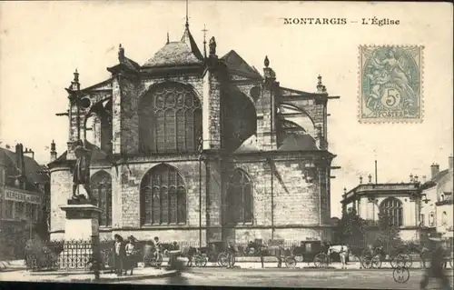 ww73439 Montargis Loiret Montargis Eglise x Kategorie. Montargis Alte Ansichtskarten
