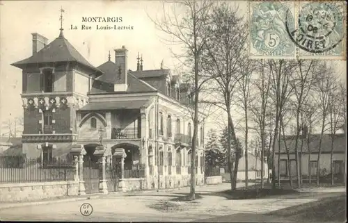 ww74741 Montargis Loiret Montargis Rue Louis-Lacroix x Kategorie. Montargis Alte Ansichtskarten