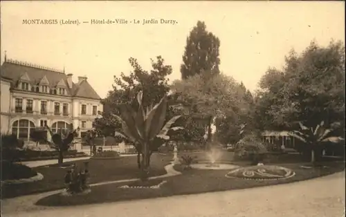 ww84358 Montargis Loiret Montargis Hotel Ville Jardin Durzy x Kategorie. Montargis Alte Ansichtskarten