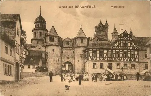 Braunfels Marktplatz Kat. Braunfels