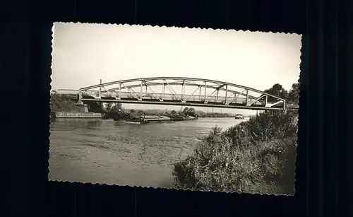 Ruenthe Bruecke Fluss Kat. Bergkamen