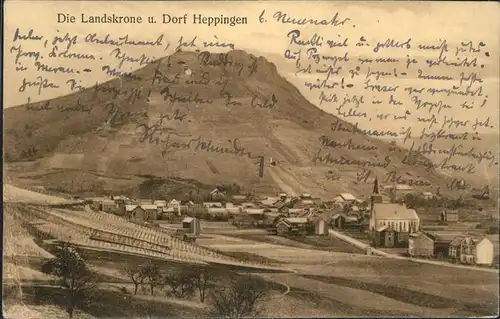 Heppingen Ahr Panorama mit Landskrone Kat. Bad Neuenahr Ahrweiler
