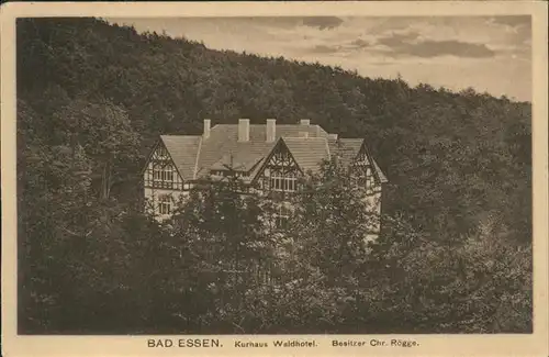Bad Essen Kurhaus Waldhotel  Kat. Bad Essen