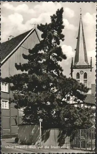 Unna Blick auf Stadtkirche Kat. Unna