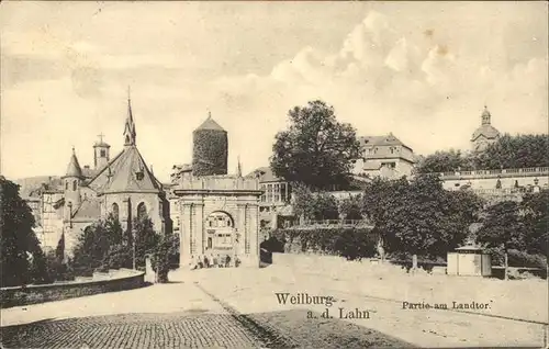 Weilburg Lahn Landtor Kat. Weilburg