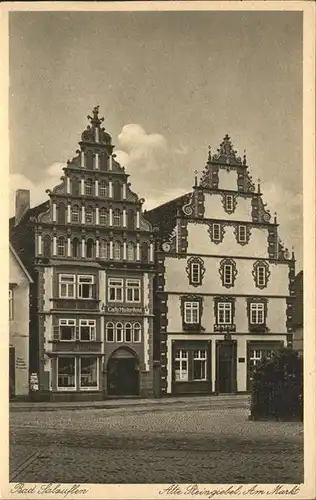 Bad Salzuflen Alte Steingiebel Markt Kat. Bad Salzuflen