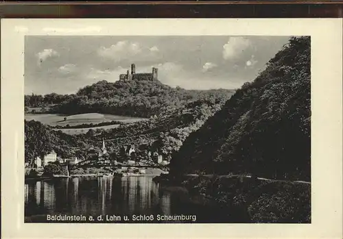 Balduinstein Lahn Schloss Schaumburg Kat. Balduinstein