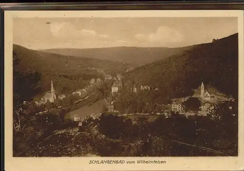 Schlangenbad Taunus Wilhelmfelsen Kat. Schlangenbad