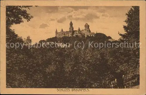 Braunfels Schloss Braunfels Kat. Braunfels