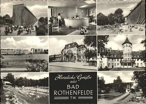 Bad Rothenfelde Gradierwerk Badeplatz Sanatorium  Kat. Bad Rothenfelde