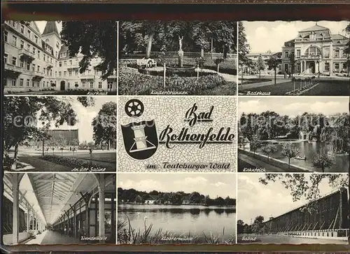 Bad Rothenfelde Klostermuehle Badehaus Kinderbrunnen Kurhaus  Kat. Bad Rothenfelde