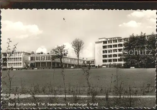 Bad Rothenfelde Sanatorium  Kat. Bad Rothenfelde