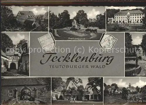 Tecklenburg Freilichtbuehne Legge Wasserburg Buehnenteil Kat. Tecklenburg