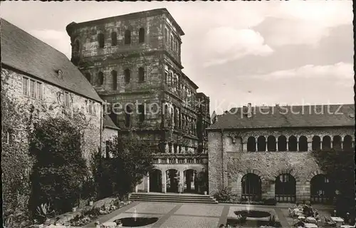 Trier Porta Nigra mit Brunnenhof Kat. Trier