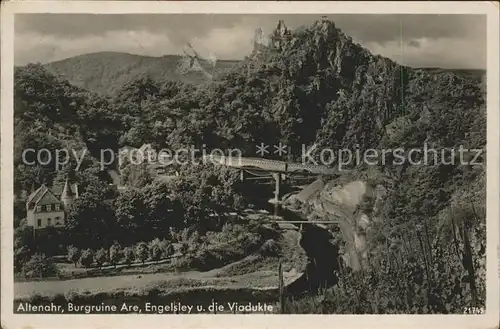 Altenahr Burguine Are Engelsley und Viadukte Kat. Altenahr