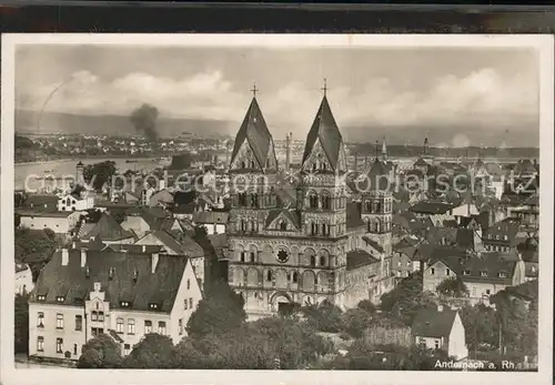 Andernach Stadtblick Kirche Kat. Andernach