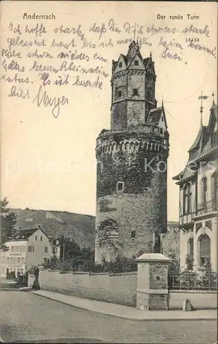 Andernach Runder Turm Kat. Andernach