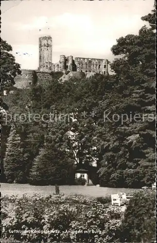 Koenigstein Taunus Anlagen mit Burg Kat. Koenigstein im Taunus