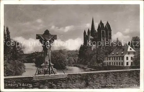 Limburg Lahn Dom Lahnbruecke Kat. Limburg a.d. Lahn