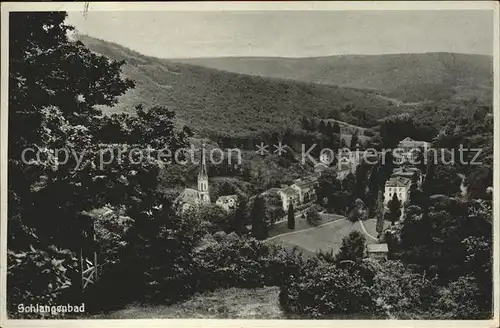 Schlangenbad Taunus Panorama Kat. Schlangenbad