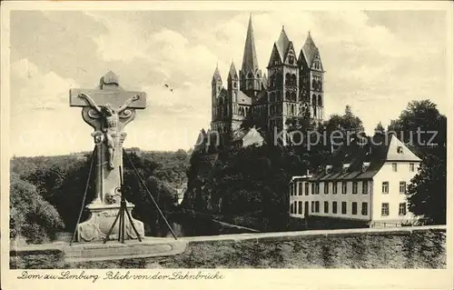 Limburg Lahn Dom Lahnbruecke Kat. Limburg a.d. Lahn