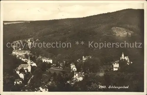 Schlangenbad Taunus Panorama Kat. Schlangenbad