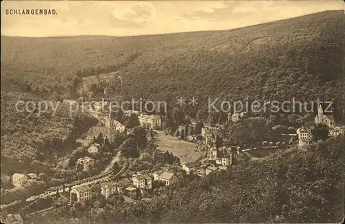 Schlangenbad Taunus Panorama Kat. Schlangenbad