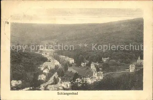 Schlangenbad Taunus Panorama Kat. Schlangenbad