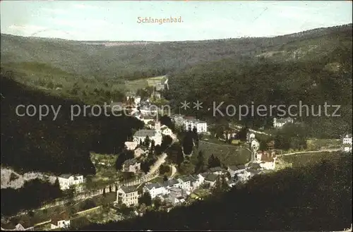 Schlangenbad Taunus Panorama Kat. Schlangenbad