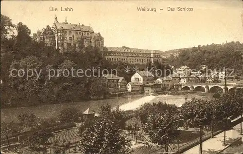 Weilburg Schloss Bruecke Lahn Kat. Weilburg