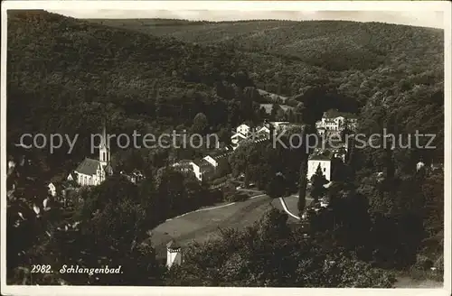 Schlangenbad Taunus Panorama Kat. Schlangenbad