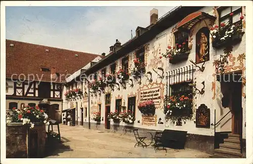 Koenigstein Taunus Klostergut Rettershof Kaffee "Zum froehlichen Landmann" Kat. Koenigstein im Taunus