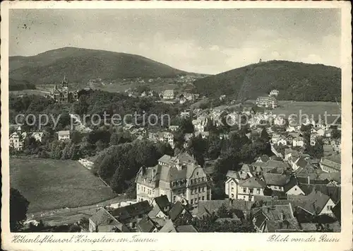 Koenigstein Taunus Panorama von Ruine Kat. Koenigstein im Taunus