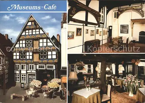 Bad Salzuflen Museums Cafe innen aussen Kat. Bad Salzuflen