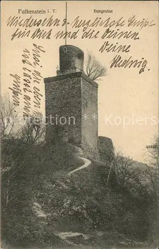 Falkenstein Taunus Burgruine Kat. Koenigstein im Taunus