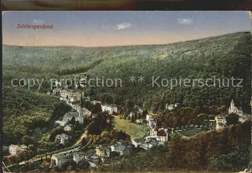 Schlangenbad Taunus Panorama Kat. Schlangenbad