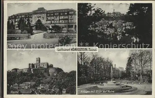 Koenigstein Taunus Taunusheim Ruine Kat. Koenigstein im Taunus