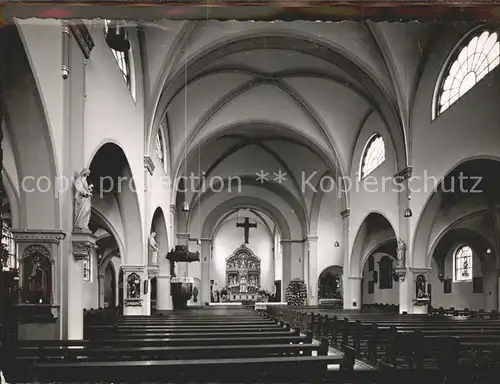 Rheda Harsewinkel Kirche innen Kat. Harsewinkel