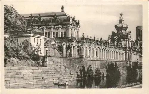 Dresden Zwingerpartie Kronentor / Dresden Elbe /Dresden Stadtkreis