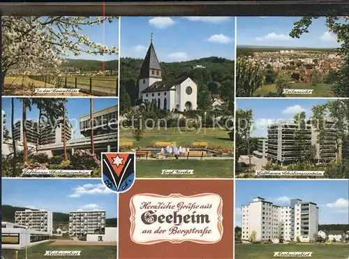 Seeheim-Jugenheim Wappen Lufthansa Schulungszentrum Evangel. Kirche / Seeheim-Jugenheim /Darmstadt-Dieburg LKR