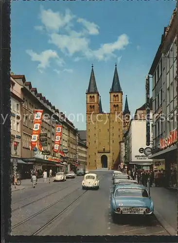 Wuerzburg Domstrasse Dom / Wuerzburg /Wuerzburg LKR