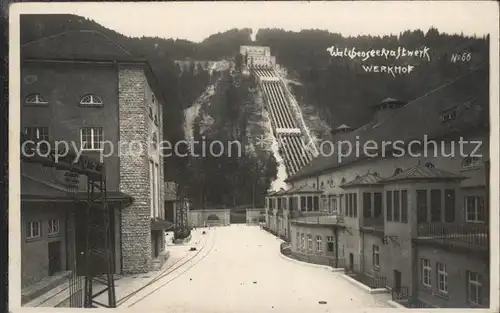 Walchensee Kraftwerk Werkhof / Kochel a.See /Bad Toelz-Wolfratshausen LKR