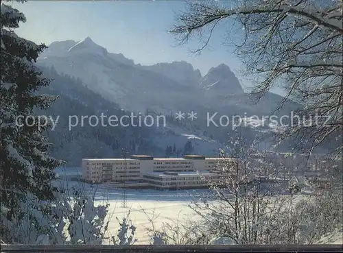 Garmisch-Partenkirchen Kreiskrankenhaus Winter / Garmisch-Partenkirchen /Garmisch-Partenkirchen LKR