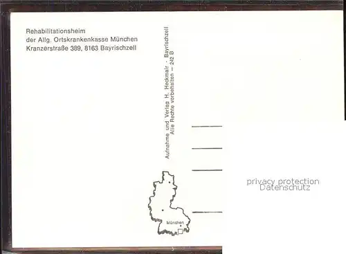 Bayrischzell Rehabilitationsheim  / Bayrischzell /Miesbach LKR
