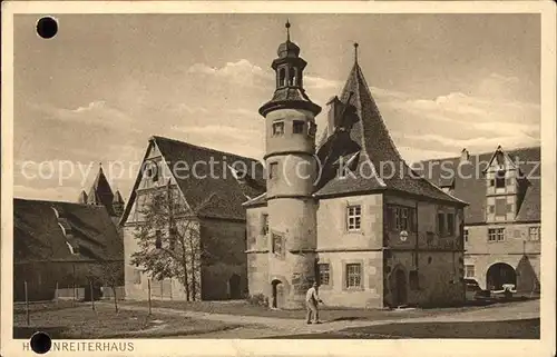 Rothenburg Tauber Herrenreiterhaus Kat. Rothenburg ob der Tauber