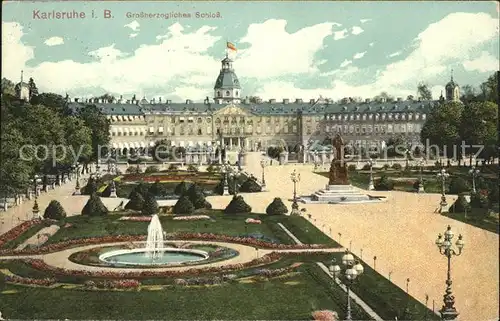 Karlsruhe Grossherzogliches Schloss Kat. Karlsruhe