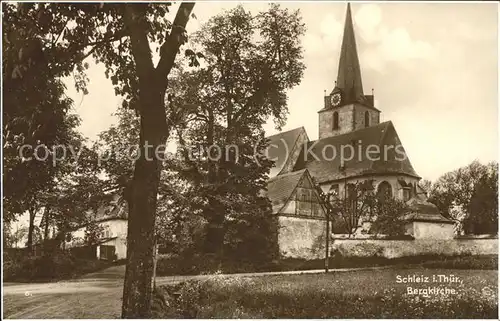 Schleiz Bergkirche in Thueringen  Kat. Schleiz