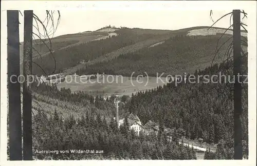 Auersberg Wildenthal Luftbild  Kat. Eibenstock