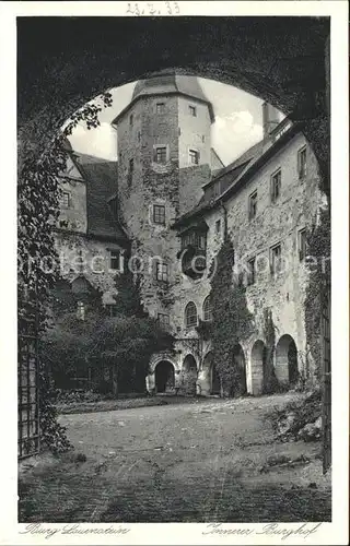 Lauenstein Oberfranken Innere Burghof Kat. Ludwigsstadt