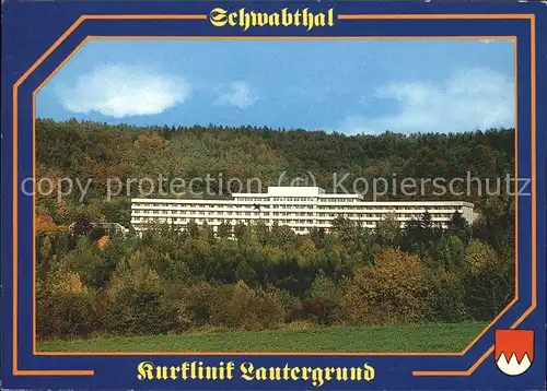 Schwabthal Kurklinik Lautergrund Kat. Bad Staffelstein